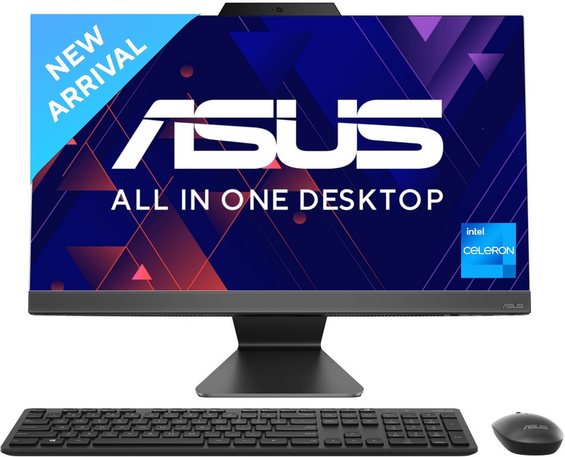 ASUS AiO A3 21.5″ Celeron 8GB/512GB SSD Win11 Black
