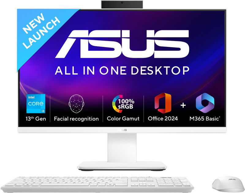 ASUS V400 AiO: i3 13th Gen, 8GB DDR5, 512GB SSD, 23.8