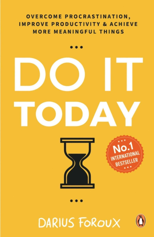 Do It Today by Darius Foroux – Paperback & 1 Disc