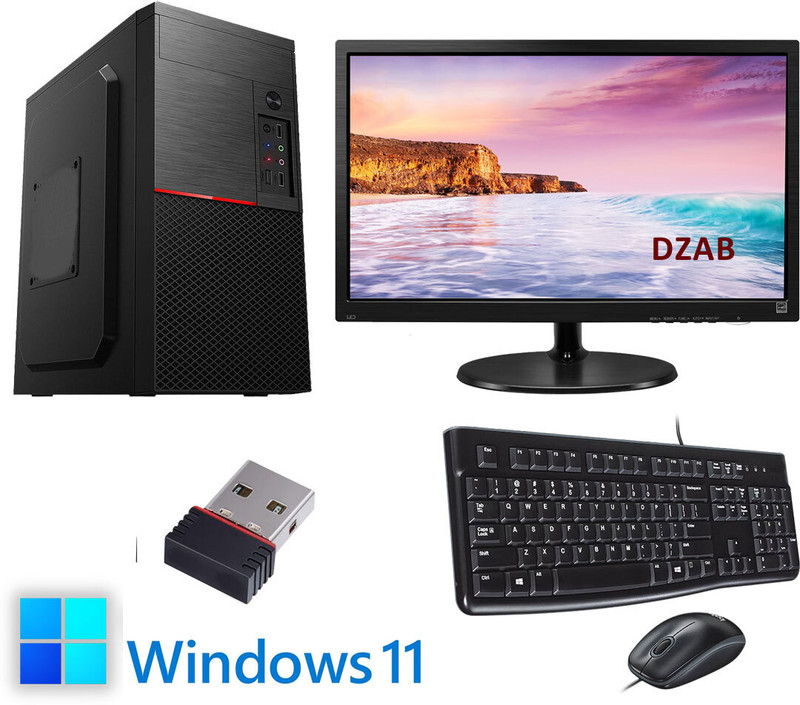 DZAB Intel Core i3 19″ All-in-One 8GB 128GB SSD Win11 Black