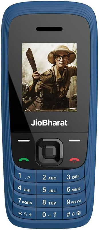 Jio Jiobharat JBV191M2 V4 4G Feature Phone – Blue