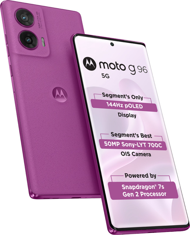 Motorola G96 5G – 8GB RAM, 256GB Storage – Cattleya Orchid