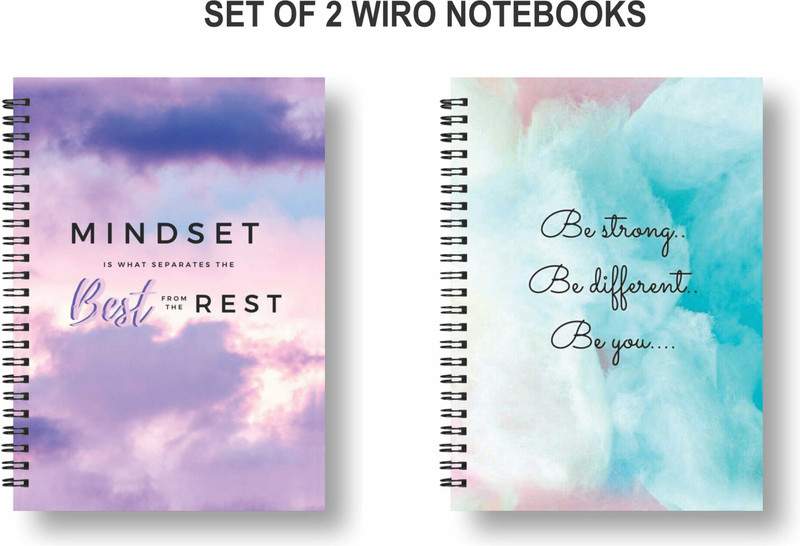 Papco A5 Ruled Notebooks 144 Pages Multicolor Pack of 2