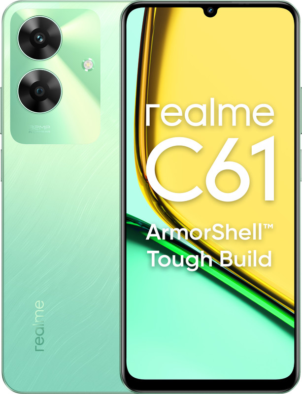 realme C61 Smartphone 4GB/64GB – Safari Green